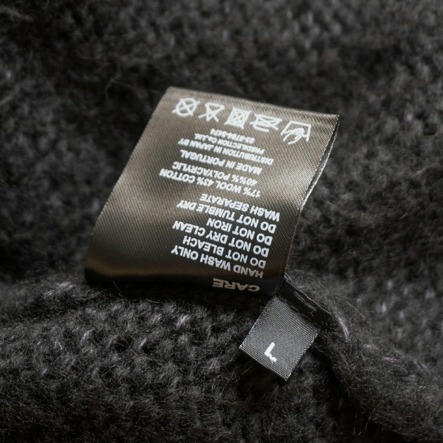 ASKYURSELF Oversized Zip Knit Hoodie Size XXL
