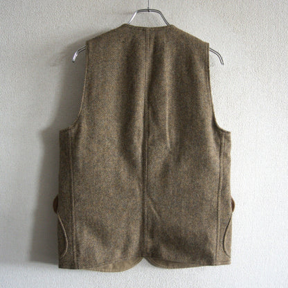 RRL Reversible Herringbone Tweed Hunting Vest Size XS