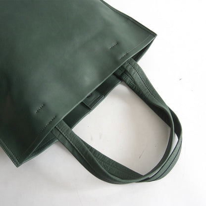 Tsuchiya Kaban Color Diary Green Leather Tote Size ONE SIZE