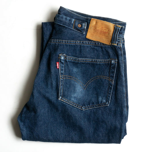 LEVI'S Valencia Made 201XX Big E Denim Pants Size 34×36
