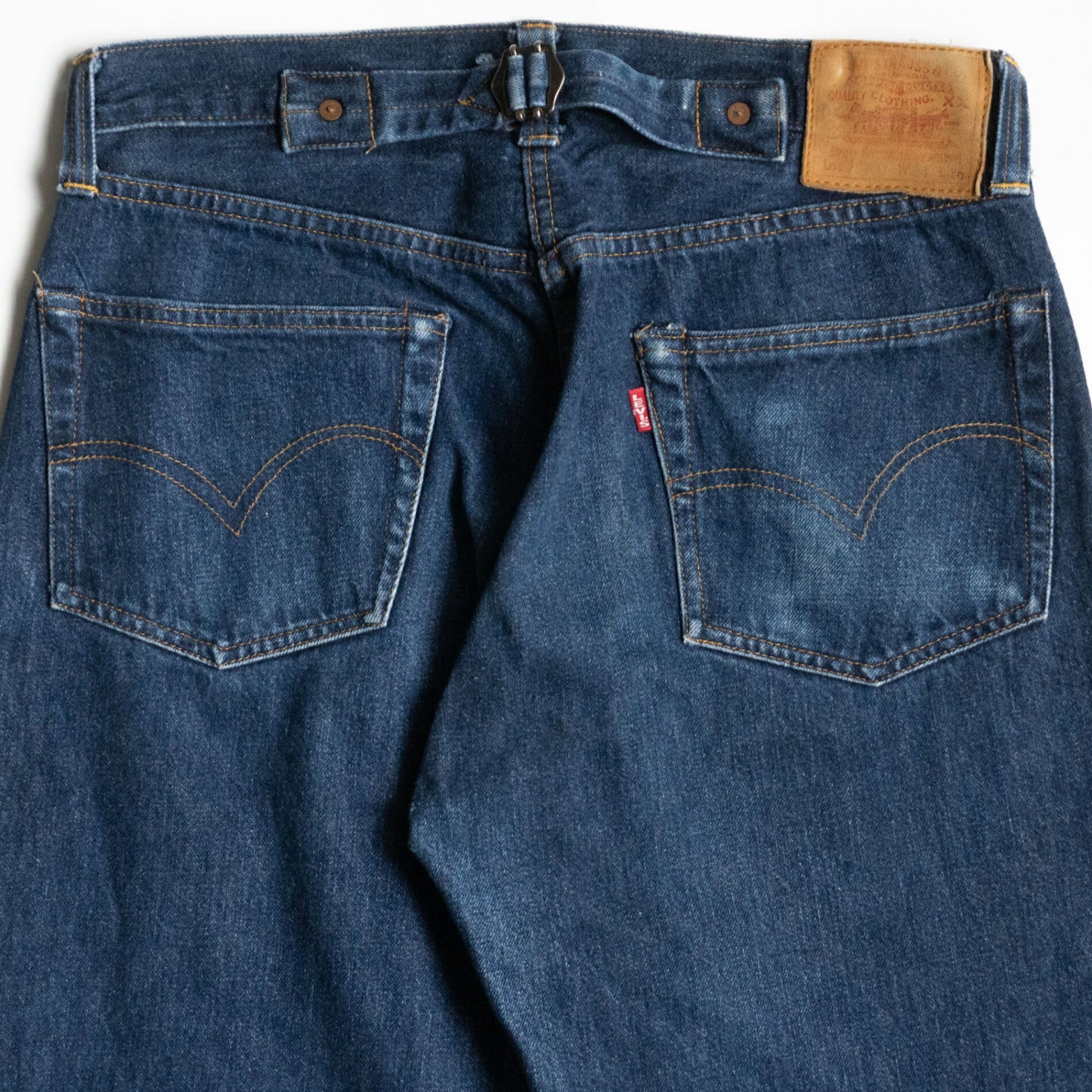 LEVI'S Valencia Made 201XX Big E Denim Pants Size 34×36