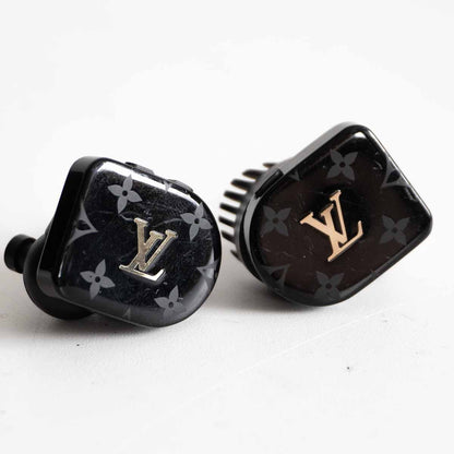 LOUIS VUITTON Horizon Black Monogram Earphones QAB010