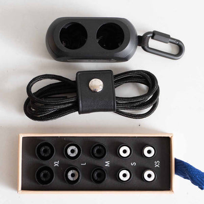 LOUIS VUITTON Horizon Black Monogram Earphones QAB010