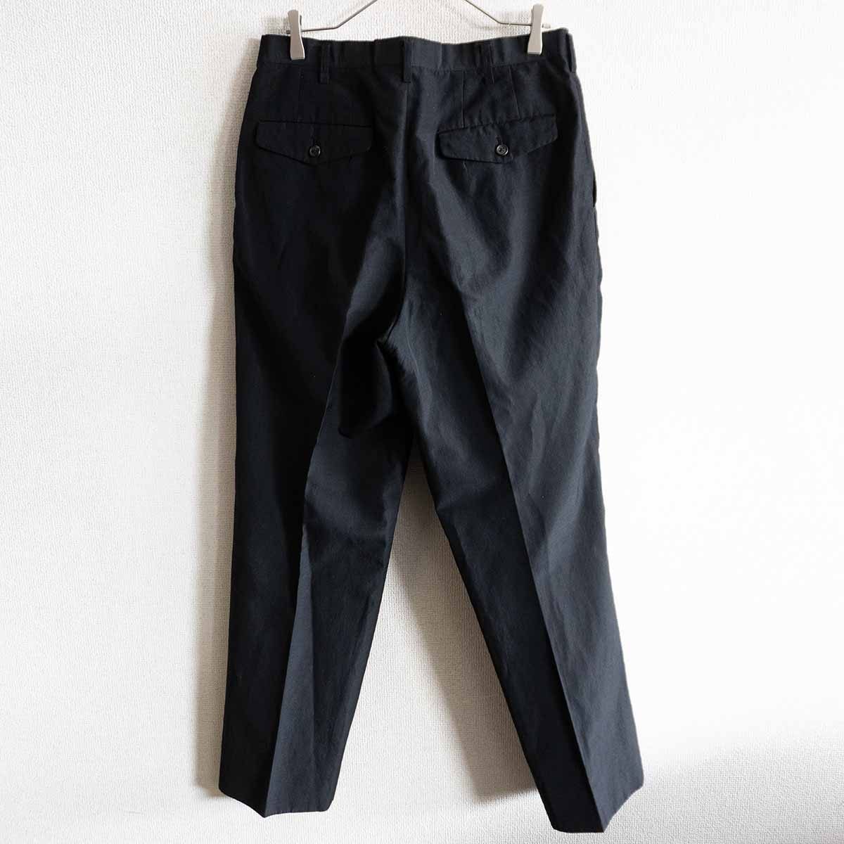 Y's for men Wool Linen Slacks Black Size 36