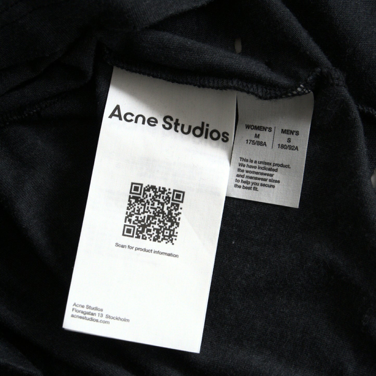 Acne Studios Print Logo Oversize Tee Size XXL
