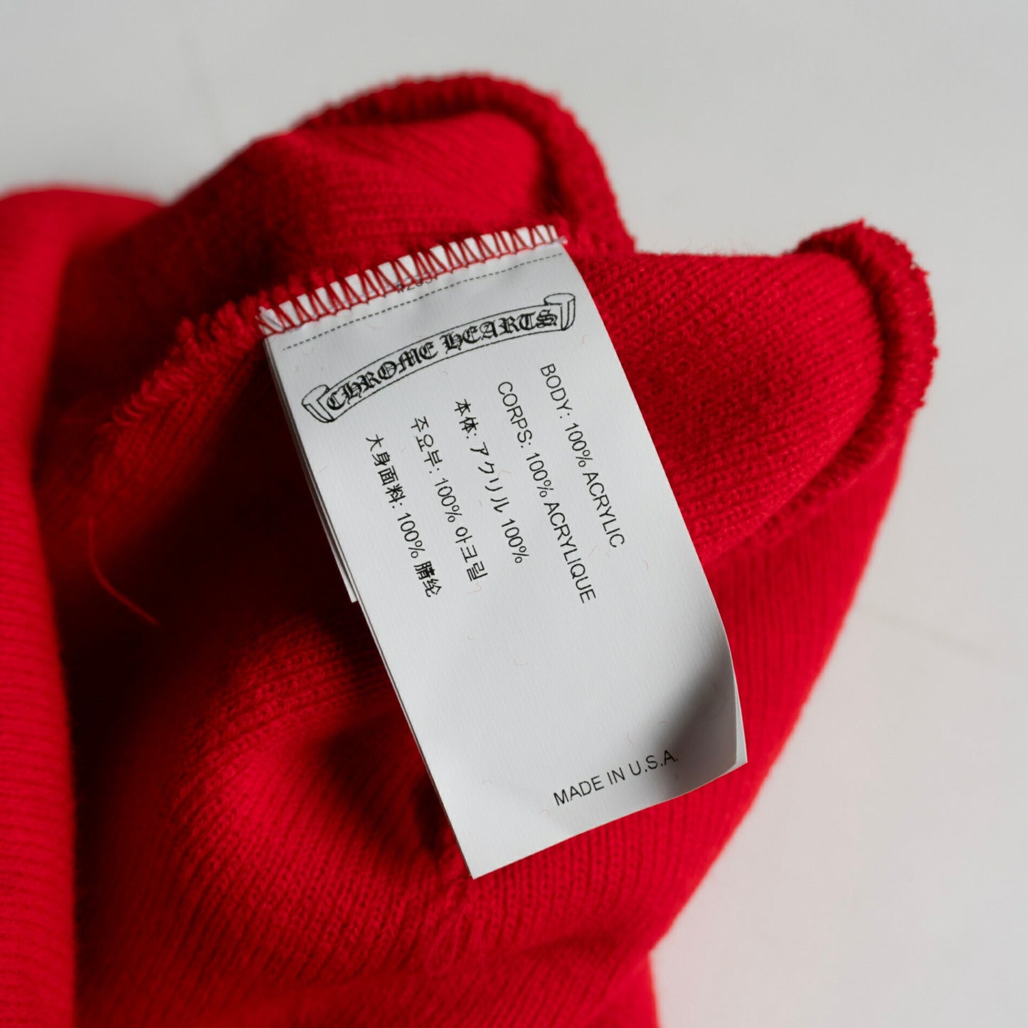 CHROME HEARTS Watch Cap Knit Beanie Size ONE SIZE
