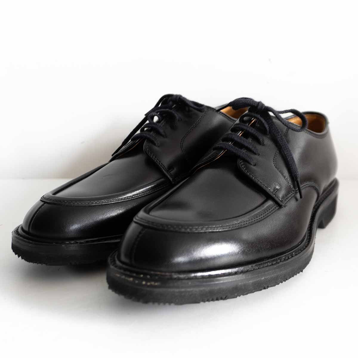 REGAL U-Tip Leather Shoes Black Size 7.5