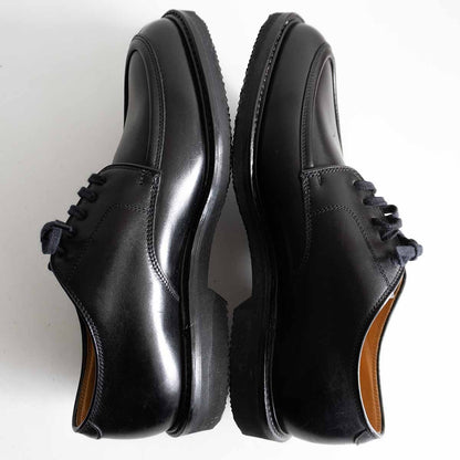 REGAL U-Tip Leather Shoes Black Size 7.5