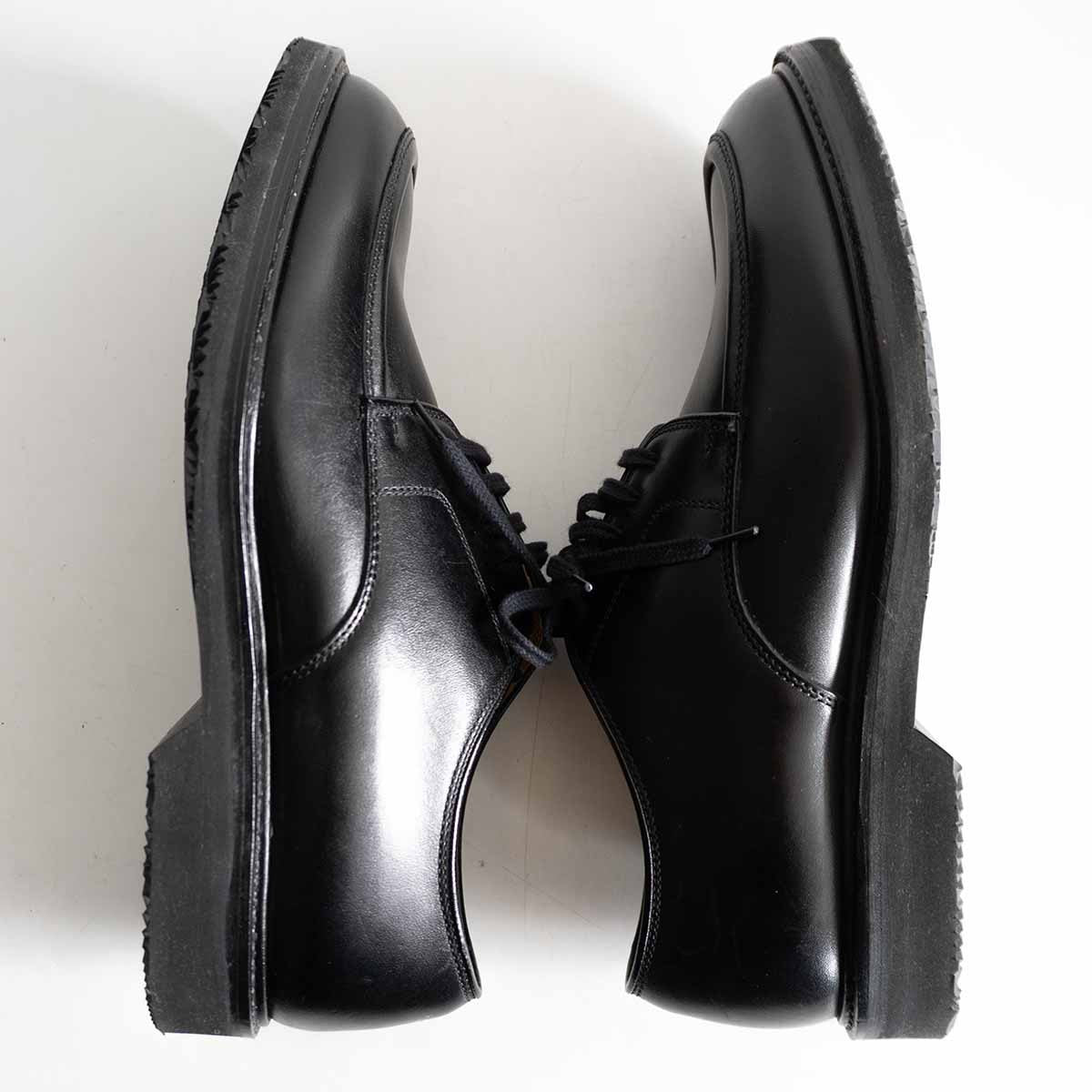 REGAL U-Tip Leather Shoes Black Size 7.5