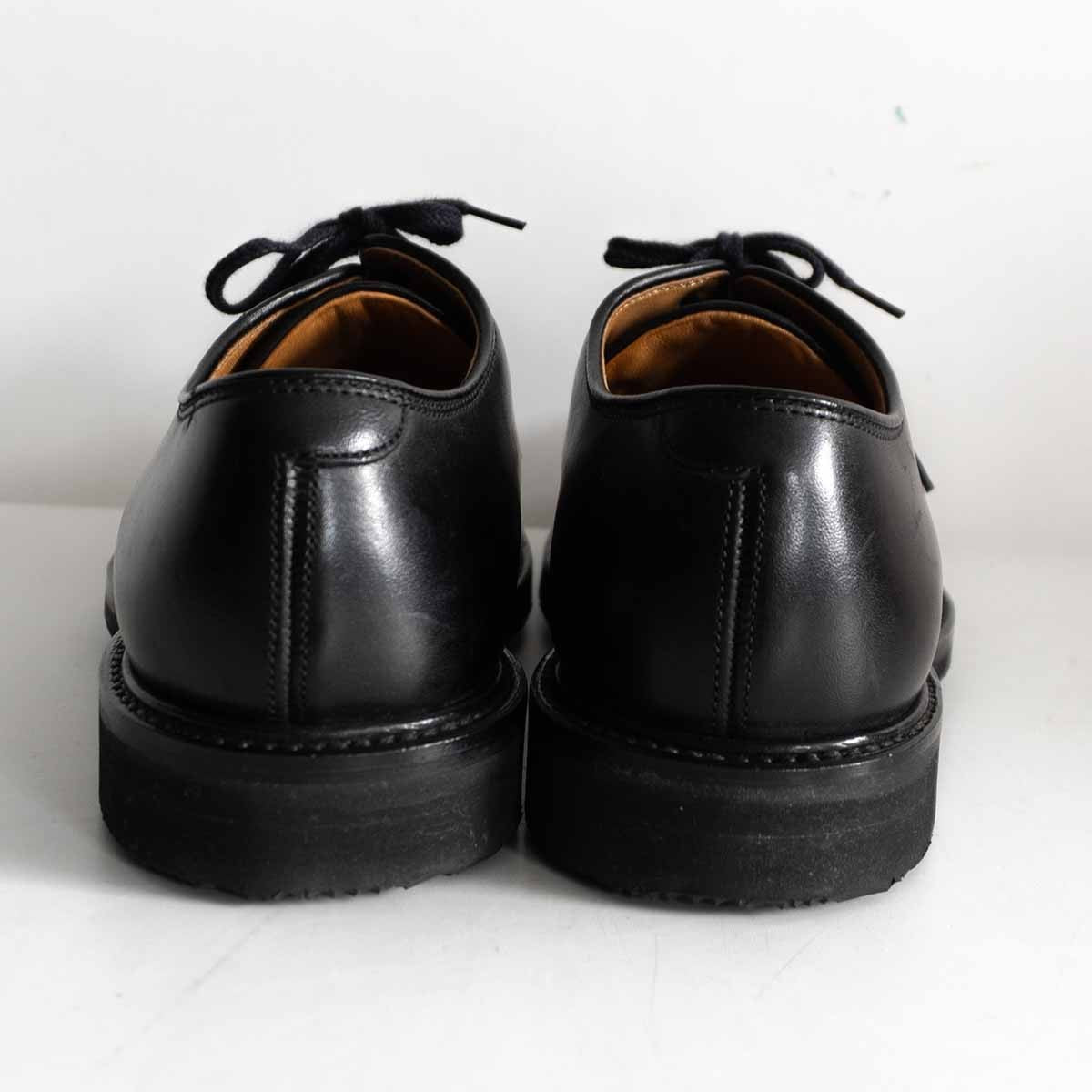 REGAL U-Tip Leather Shoes Black Size 7.5