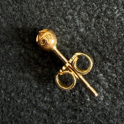 CHROME HEARTS 22K Stud CRS Ball Mini Earring Size ONE SIZE