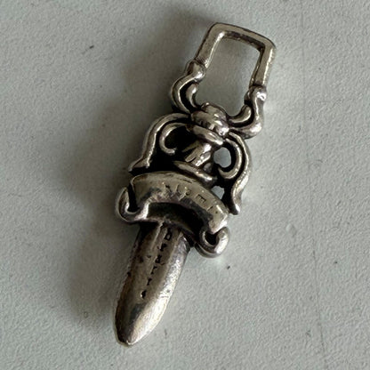 CHROME HEARTS #10 Dagger Top Silver Pendant