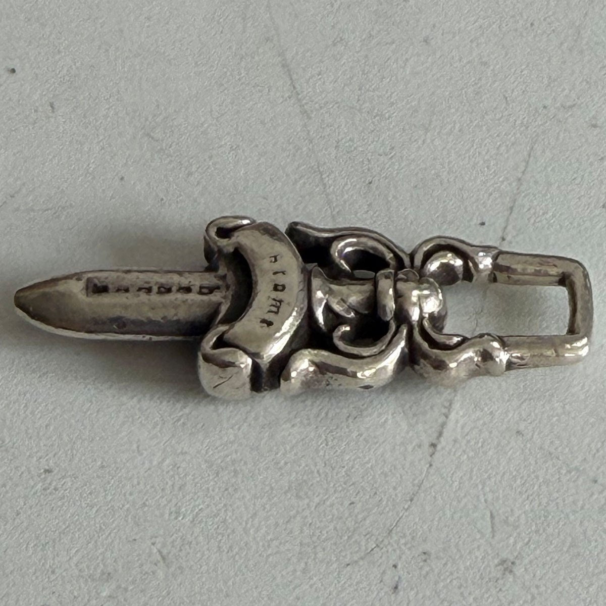 CHROME HEARTS #10 Dagger Top Silver Pendant