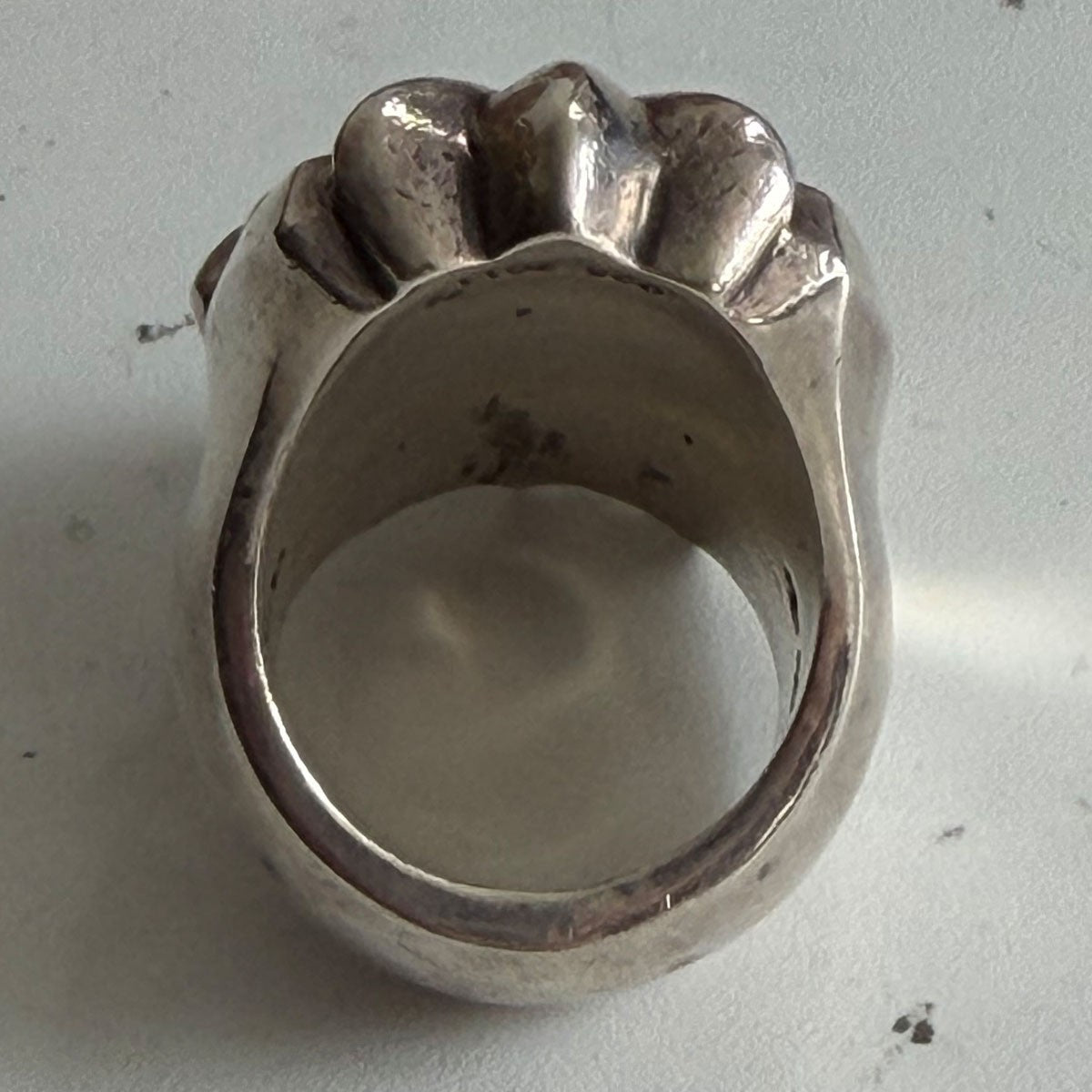 CHROME HEARTS LONG PJ RING Silver Ring Size ONE SIZE