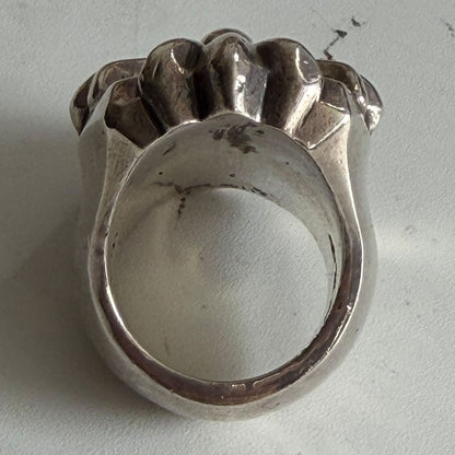 CHROME HEARTS LONG PJ RING Silver Ring Size ONE SIZE