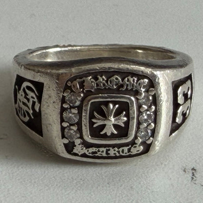 CHROME HEARTS Champion Ring SM Silver Size ONE SIZE