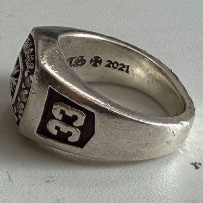 CHROME HEARTS Champion Ring SM Silver Size ONE SIZE