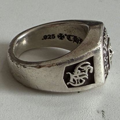 CHROME HEARTS Champion Ring SM Silver Size ONE SIZE