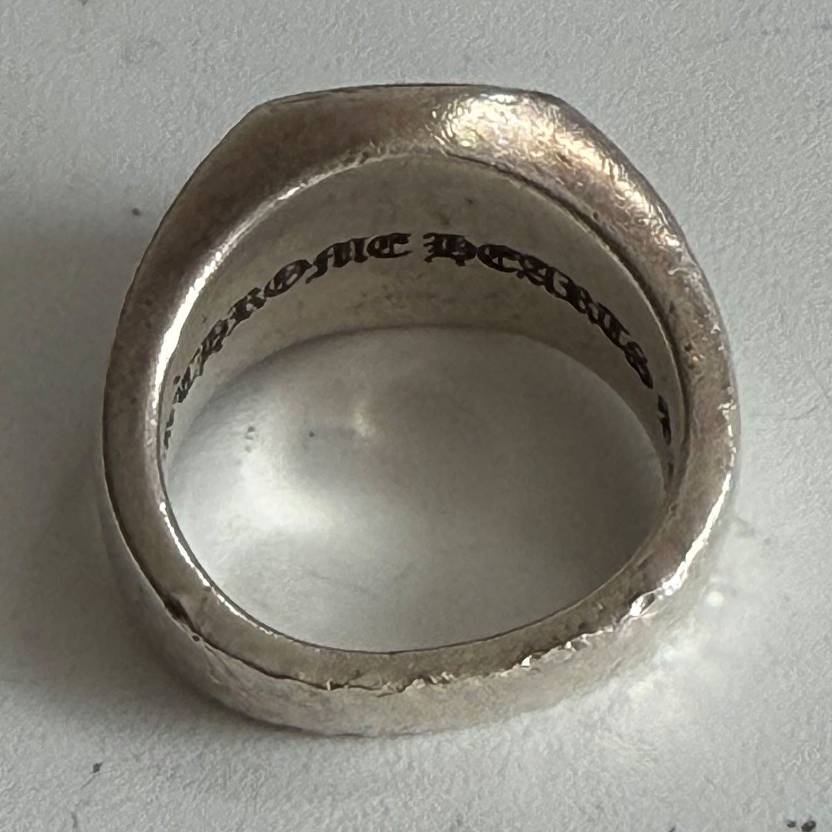 CHROME HEARTS Champion Ring SM Silver Size ONE SIZE