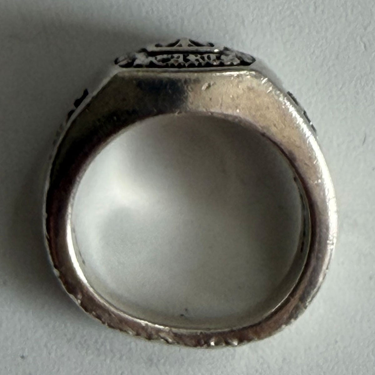 CHROME HEARTS Champion Ring SM Silver Size ONE SIZE