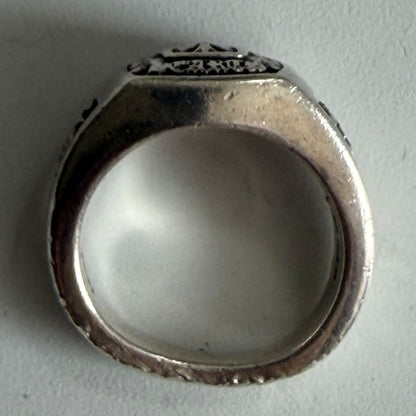 CHROME HEARTS Champion Ring SM Silver Size ONE SIZE