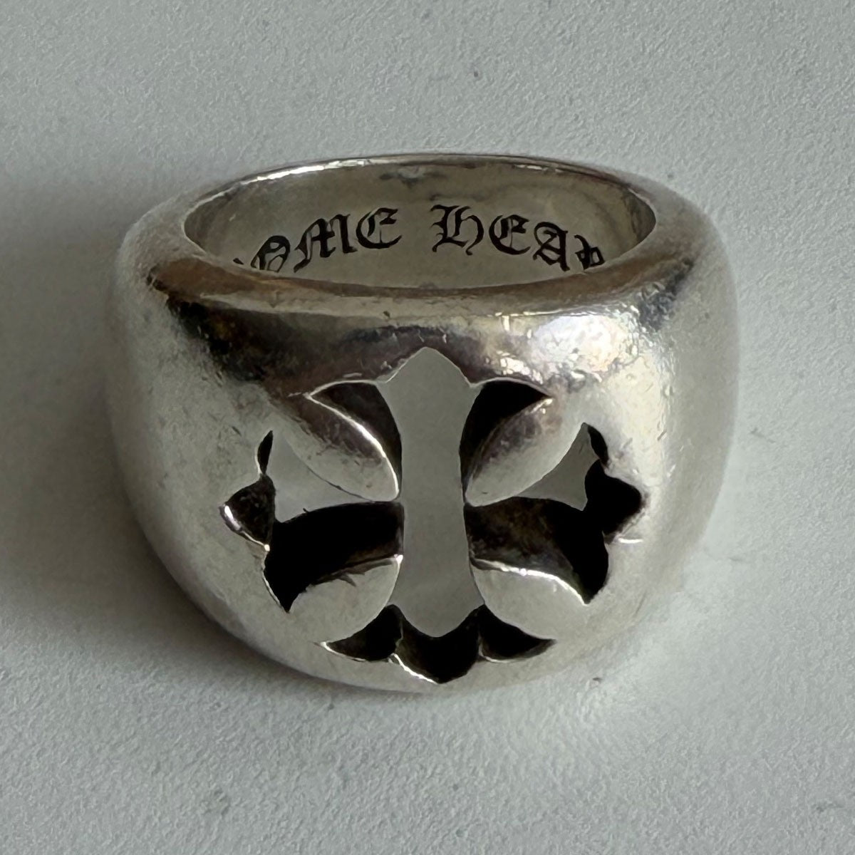 CHROME HEARTS Negative Space Ring Silver Size ONE SIZE