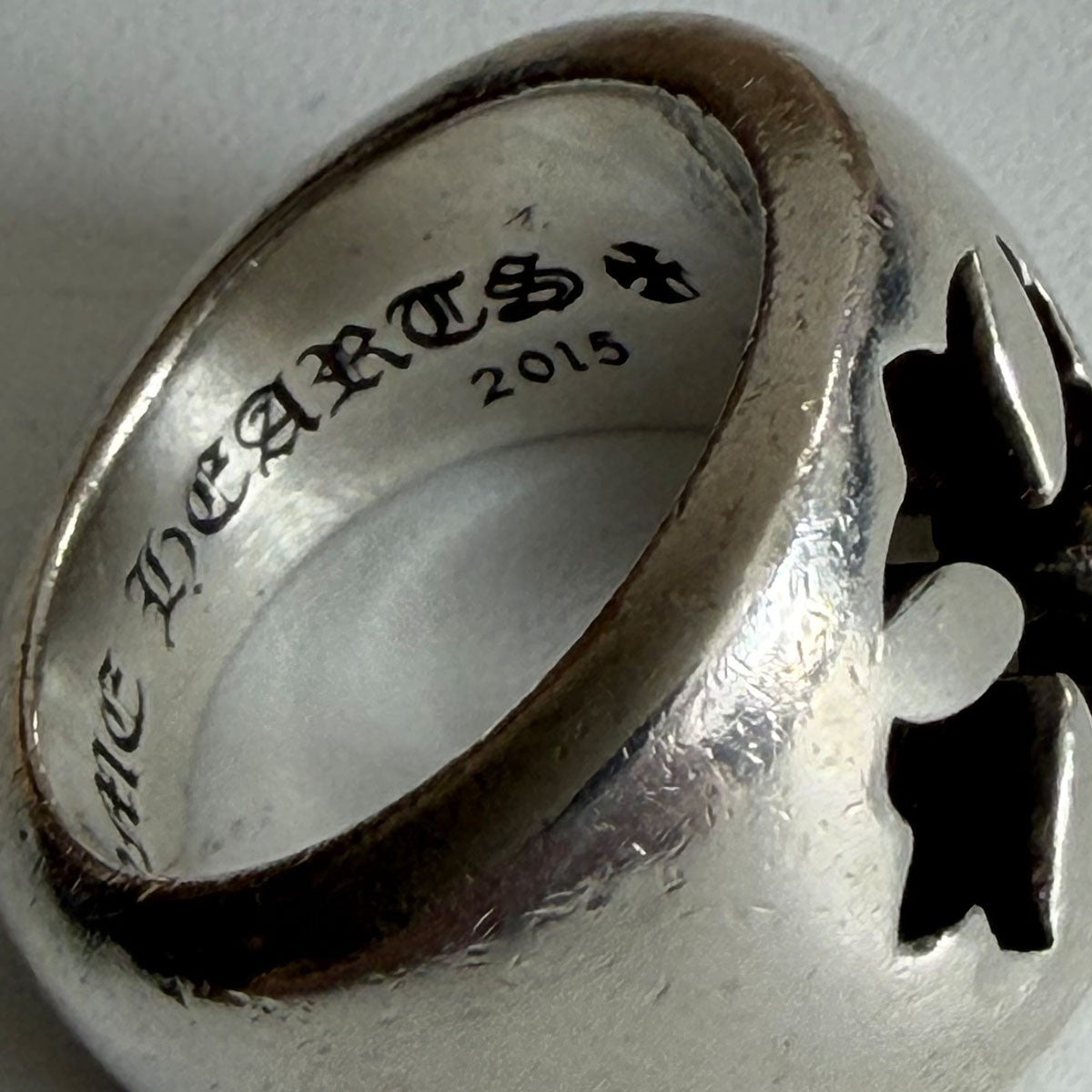 CHROME HEARTS Negative Space Ring Silver Size ONE SIZE