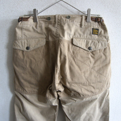 RRL Vintage Hunting Trousers Suspenders Button Size 28×30