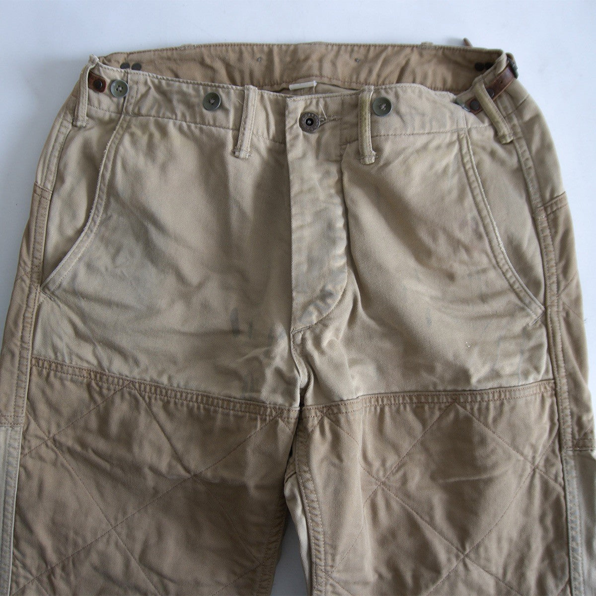 RRL Vintage Hunting Trousers Suspenders Button Size 28×30
