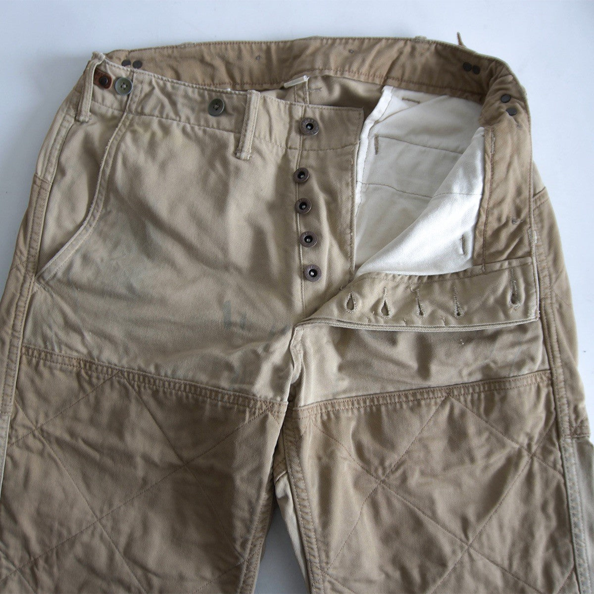 RRL Vintage Hunting Trousers Suspenders Button Size 28×30