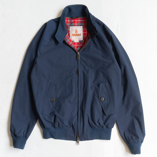 BARACUTA G9 Swingtop Harrington Jacket Navy Size 38