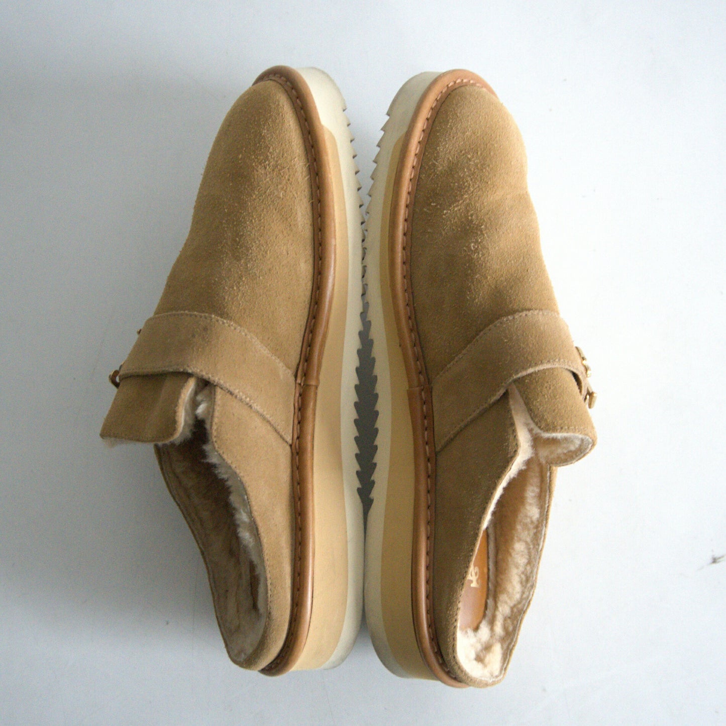 LOUIS VUITTON LV Cozzy Line Shearling Mule Size 9