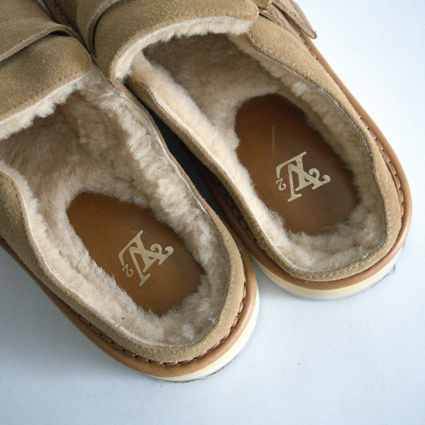 LOUIS VUITTON LV Cozzy Line Shearling Mule Size 9