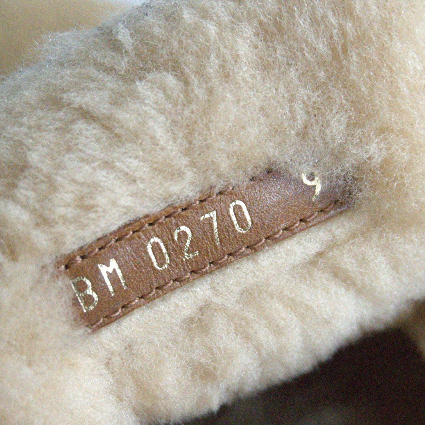 LOUIS VUITTON LV Cozzy Line Shearling Mule Size 9