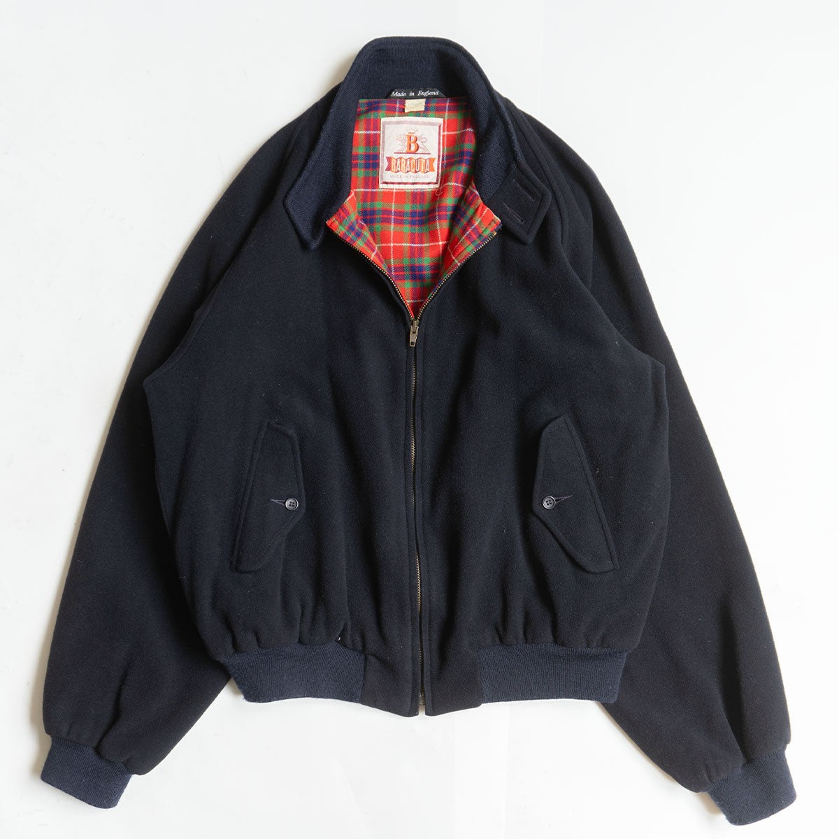 BARACUTA G9 Cashmere Blend Wool Harrington Jacket Size XS