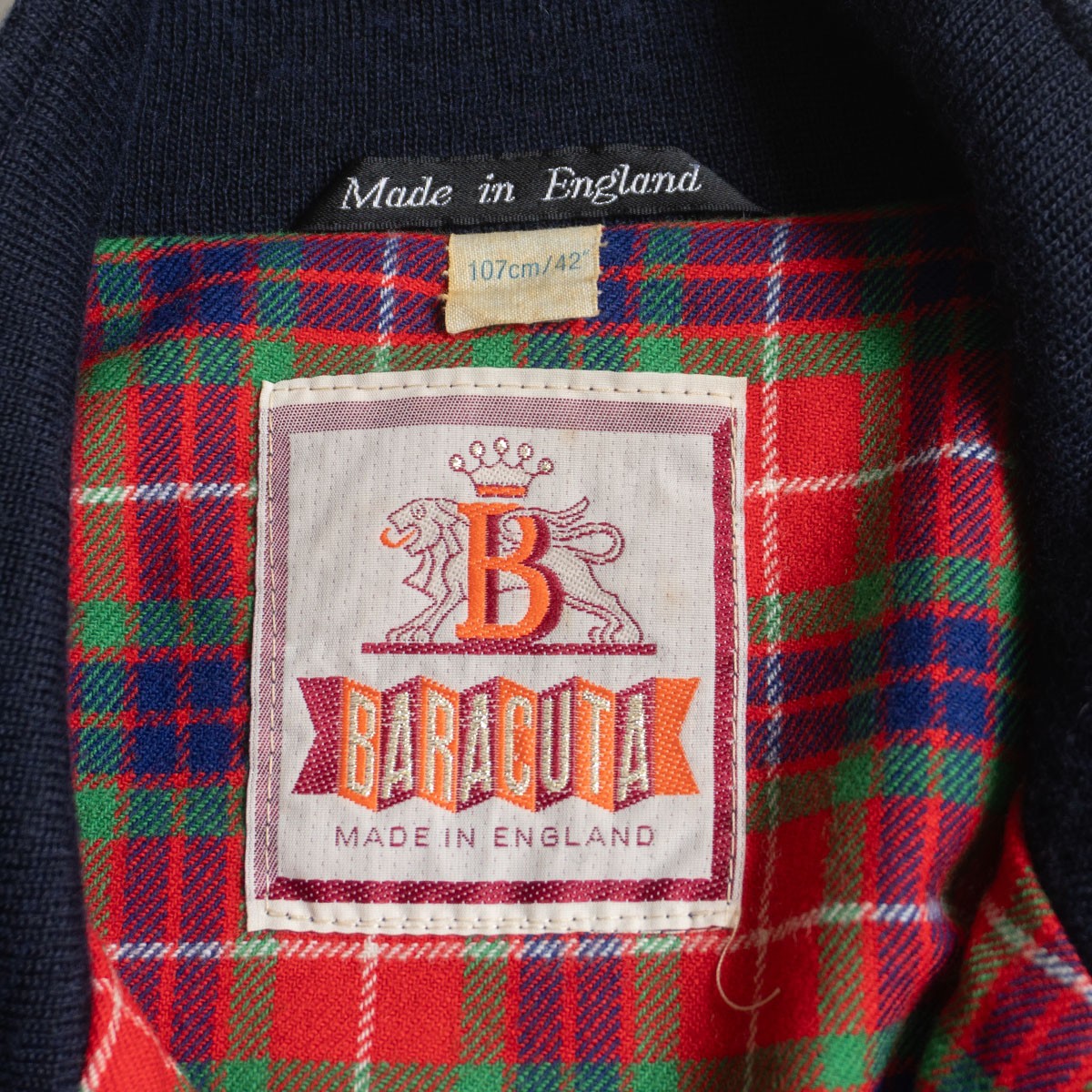 BARACUTA G9 Cashmere Blend Wool Harrington Jacket Size XS