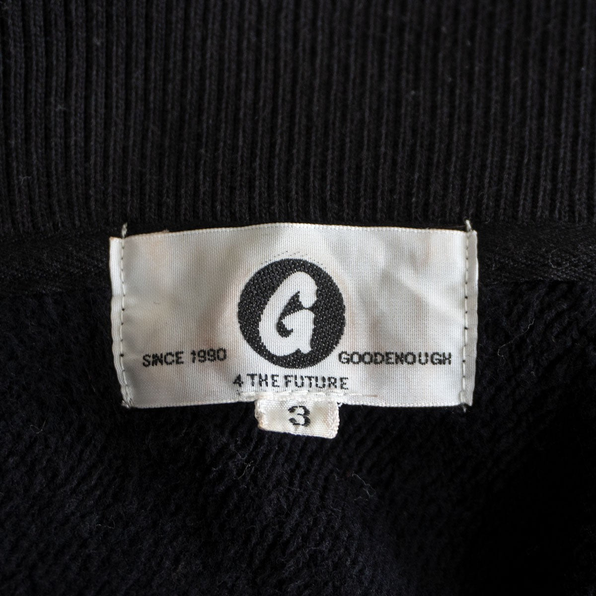 GOOD ENOUGH Sweat Zip-Up Varsity Jacket Size L