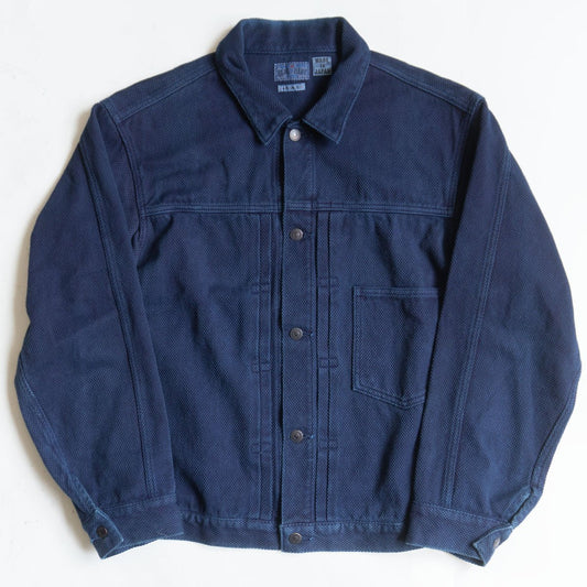 BLUE BLUE JAPAN Sashiko Type 1 Jacket Blue Size M