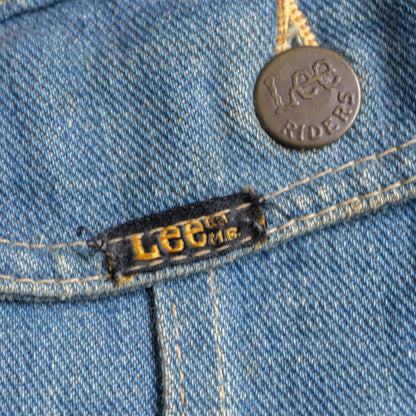 LEE 80s Storm Rider Blanket Lined Denim Jacket Size M