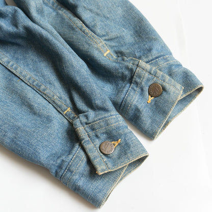 LEE 80s Storm Rider Blanket Lined Denim Jacket Size M