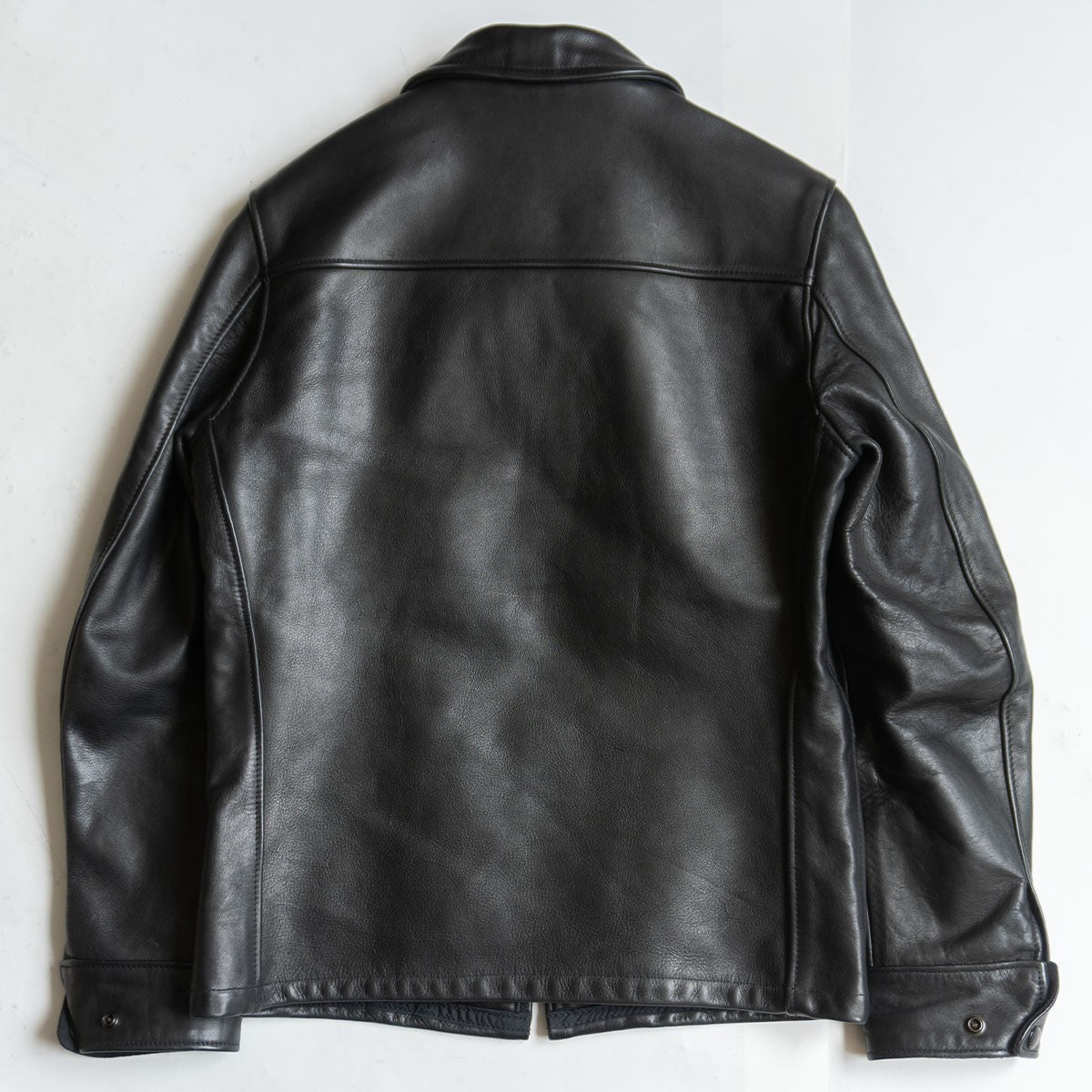 SCHOTT x UA 164UA Collared Single Rider Jacket Black Size 38