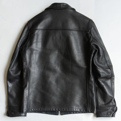 SCHOTT x UA 164UA Collared Single Rider Jacket Black Size 38