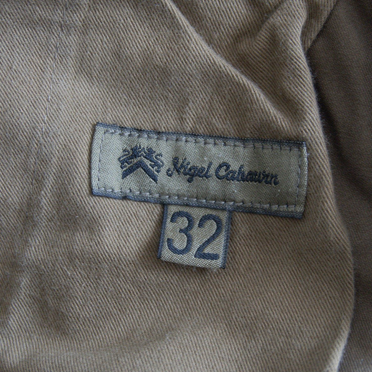 NIGEL CABOURN Basic West Point Chino Pants Size 32