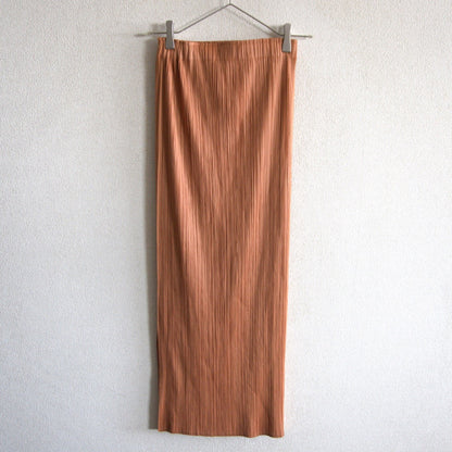 PLEATS PLEASE Pleated Skirt Orange Size 2