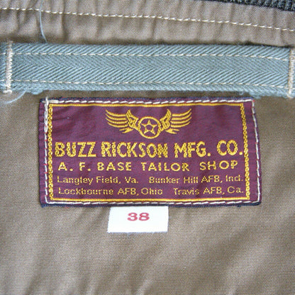 BUZZ RICKSON'S L-2 CIVILIAN MODEL Flight Jacket Size 38