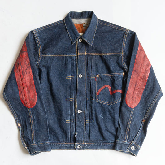 EVISU WWII 1st Type 4-Button Denim Jacket Size XXS