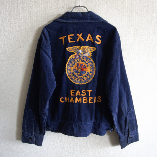 FFA Texas Corduroy Embroidered Farmers Work Jacket Size XXS