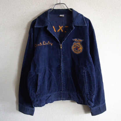 FFA Texas Corduroy Embroidered Farmers Work Jacket Size XXS