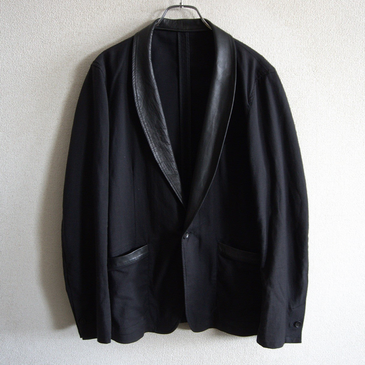 ISAMU KATAYAMA BACKLASH Cotton Cow Leather Tailored Size M
