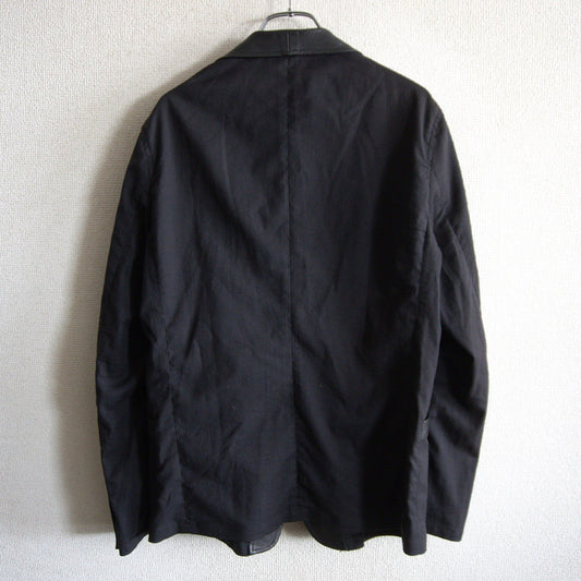 ISAMU KATAYAMA BACKLASH Cotton Cow Leather Tailored Size M